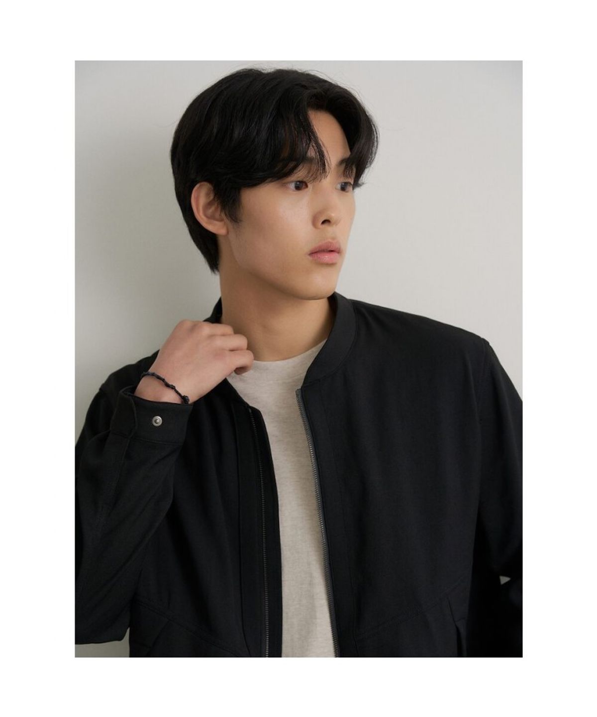 빈폴 멘(BEANPOLE MEN) 젠틀테크 칼라 디터쳐블 아우터  블랙