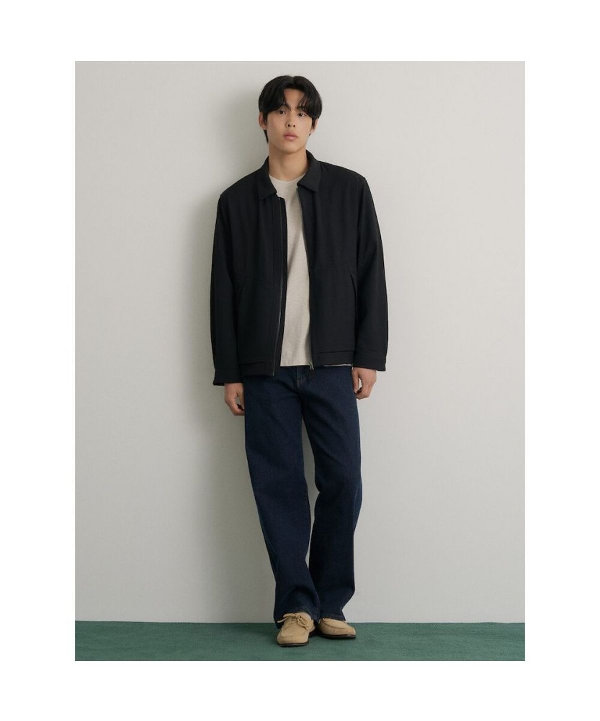 빈폴 멘(BEANPOLE MEN) 젠틀테크 칼라 디터쳐블 아우터  블랙