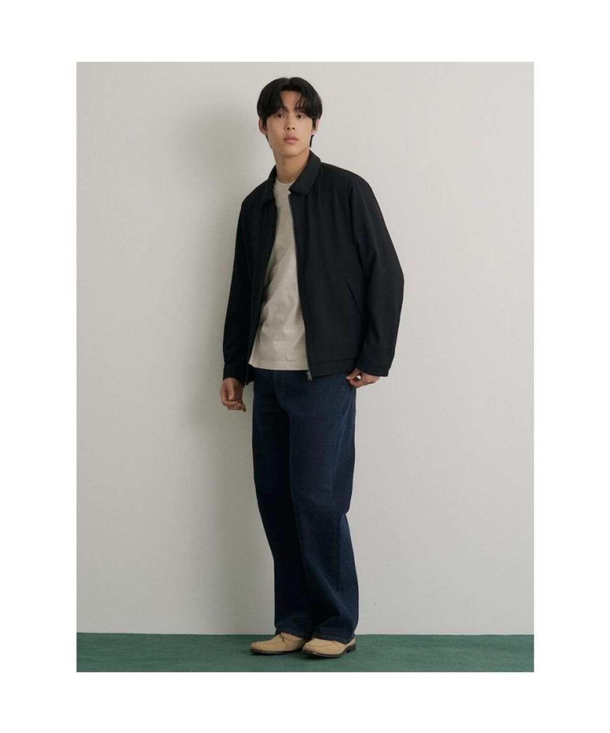 빈폴 멘(BEANPOLE MEN) 젠틀테크 칼라 디터쳐블 아우터  블랙