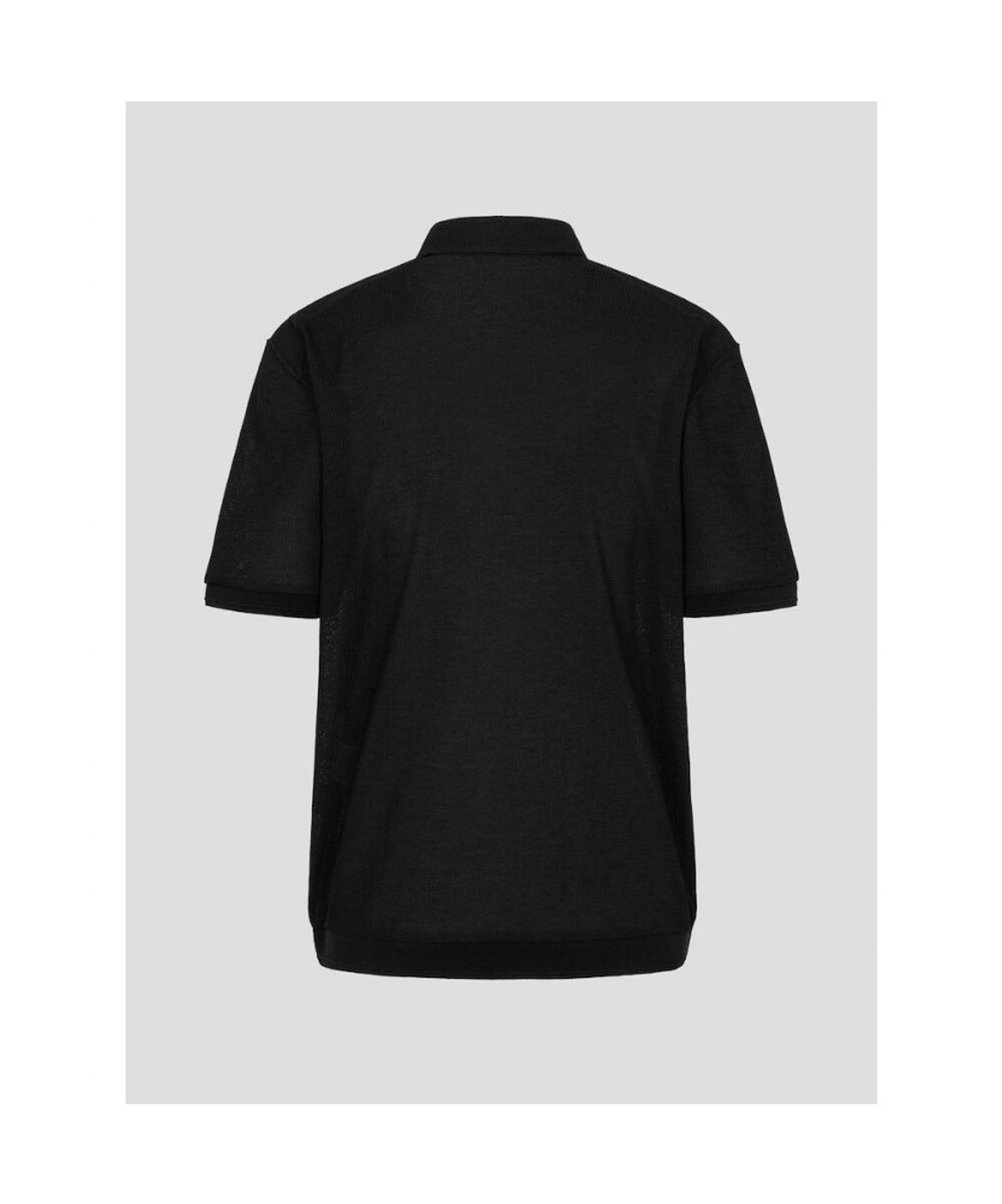 빈폴 멘(BEANPOLE MEN) 젠틀테크 반소매 칼라넥 티셔츠  블랙