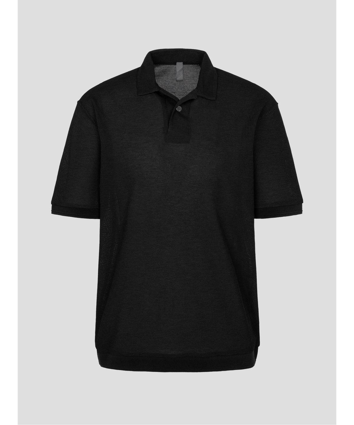 빈폴 멘(BEANPOLE MEN) 젠틀테크 반소매 칼라넥 티셔츠  블랙