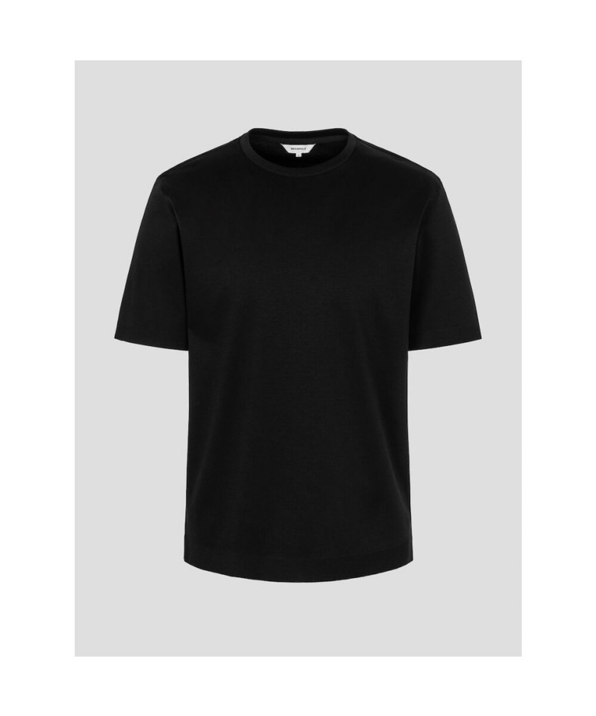 빈폴 멘(BEANPOLE MEN) 프리미엄 플로우 라운드넥 티셔츠  블랙