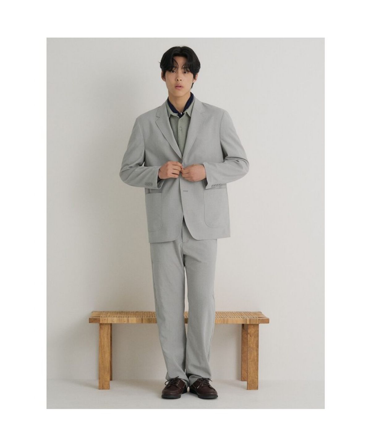 빈폴 멘(BEANPOLE MEN) 젠틀테크 컴포트핏 팬츠  라이트 그레이
