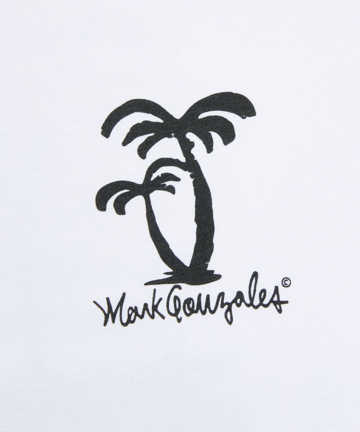 마크곤잘레스(MARK GONZALES) 캘리포니아 야자수 반팔 티셔츠 - WHITE