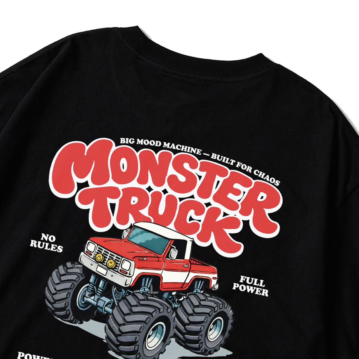 스플래시코드(SPLASHCODE) 반팔 티셔츠 블랙 - 몬스터 트럭(Monster Truck)