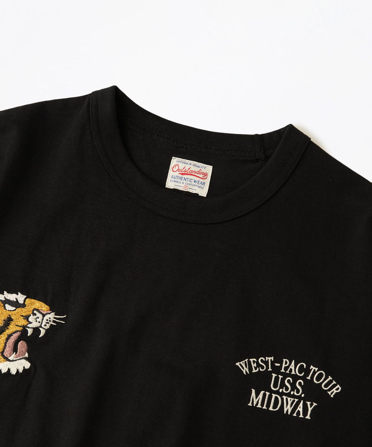아웃스탠딩(OUTSTANDING) MIL SERIES TEE(MID WAY)_BLACK