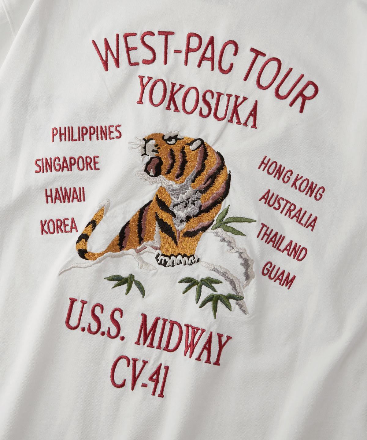 아웃스탠딩(OUTSTANDING) MIL SERIES TEE(MID WAY)_OFF WHITE