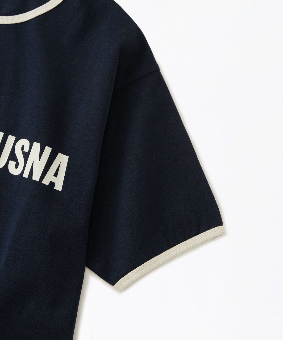 아웃스탠딩(OUTSTANDING) MIL SERIES RINGER TEE(USNA)_NAVY
