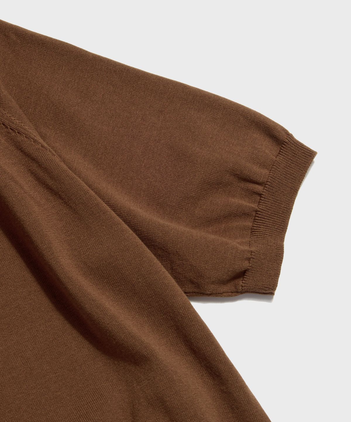 레드토네이도(RED TORNADO) Retro Knitted Polo Shirt Brick