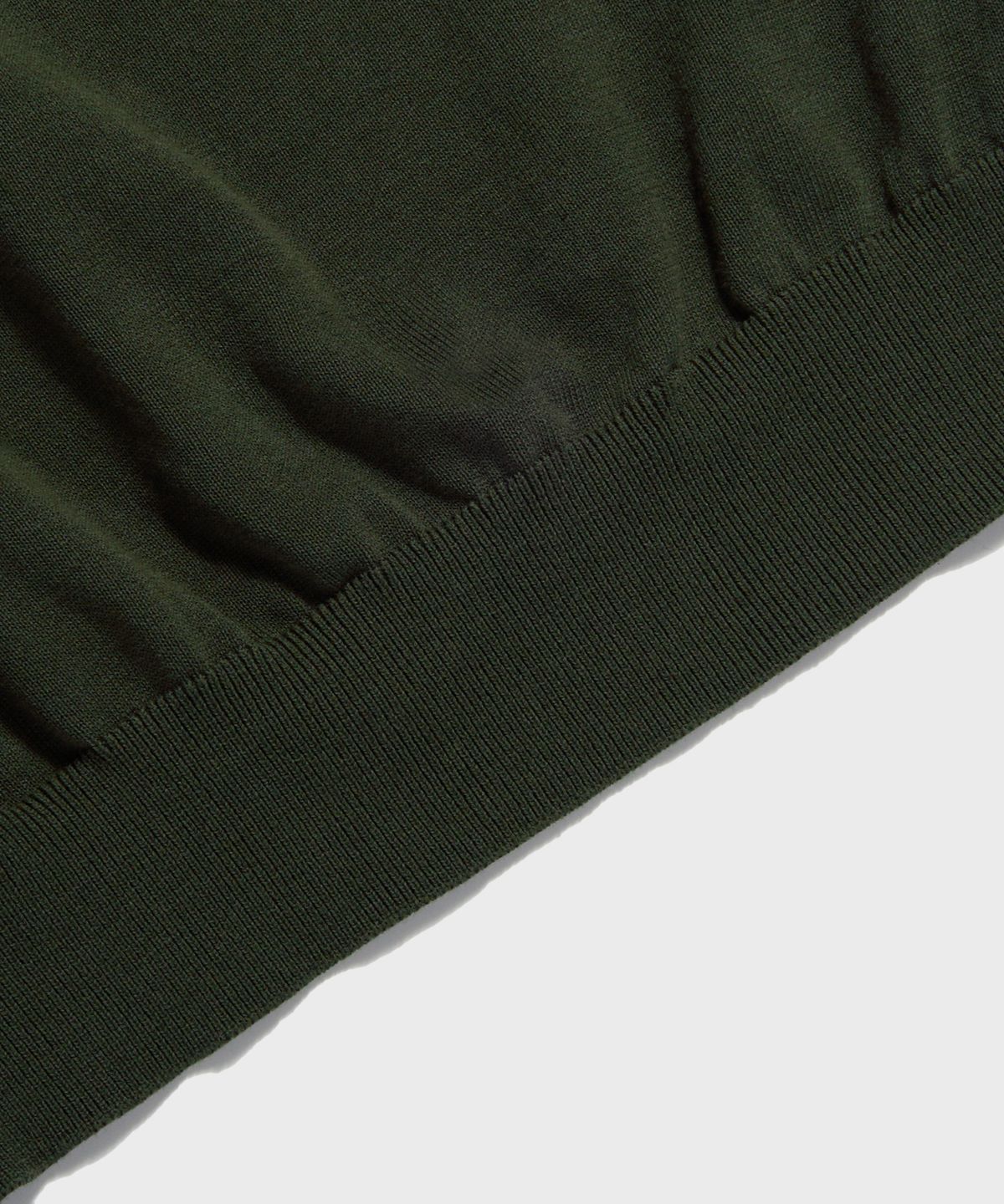 레드토네이도(RED TORNADO) Retro Knitted Polo Shirt Olive Green