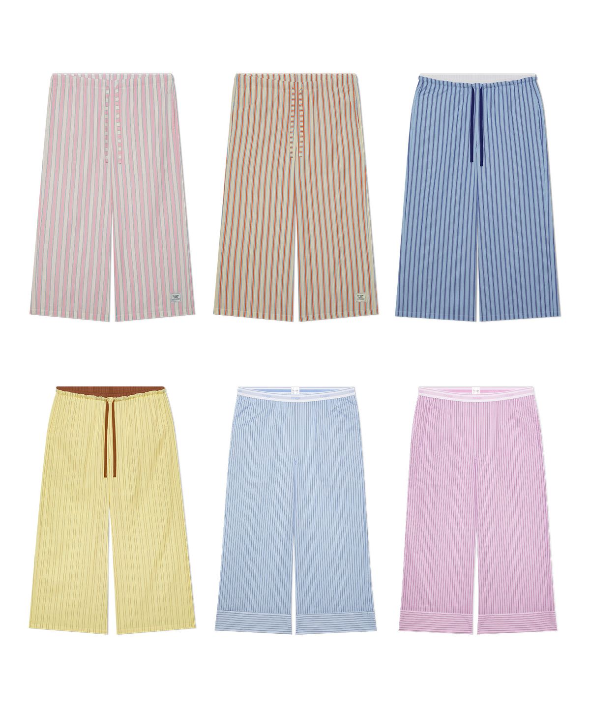 휘게 언더웨어(HYGGE UNDERWEAR) 소프트 스트라이프 파자마 팬츠 - 6Colors
