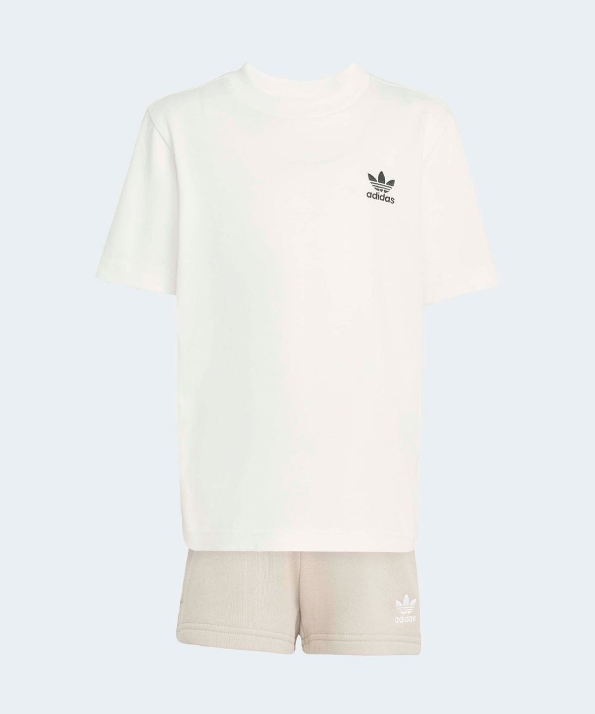 아디다스 키즈(ADIDAS KIDS) 키즈 쇼츠 및 티 세트 키즈 - 카키 / KE2342