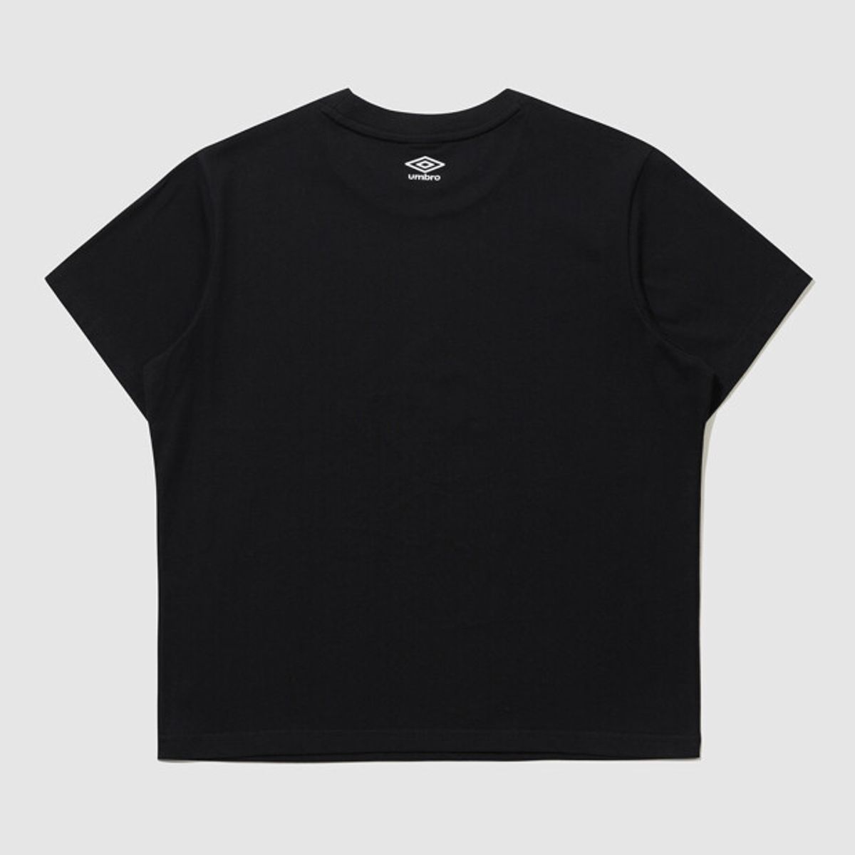 엄브로(UMBRO) 우먼스 레귤러핏 2PACK 반팔 티셔츠 블랙 UR222CRS51