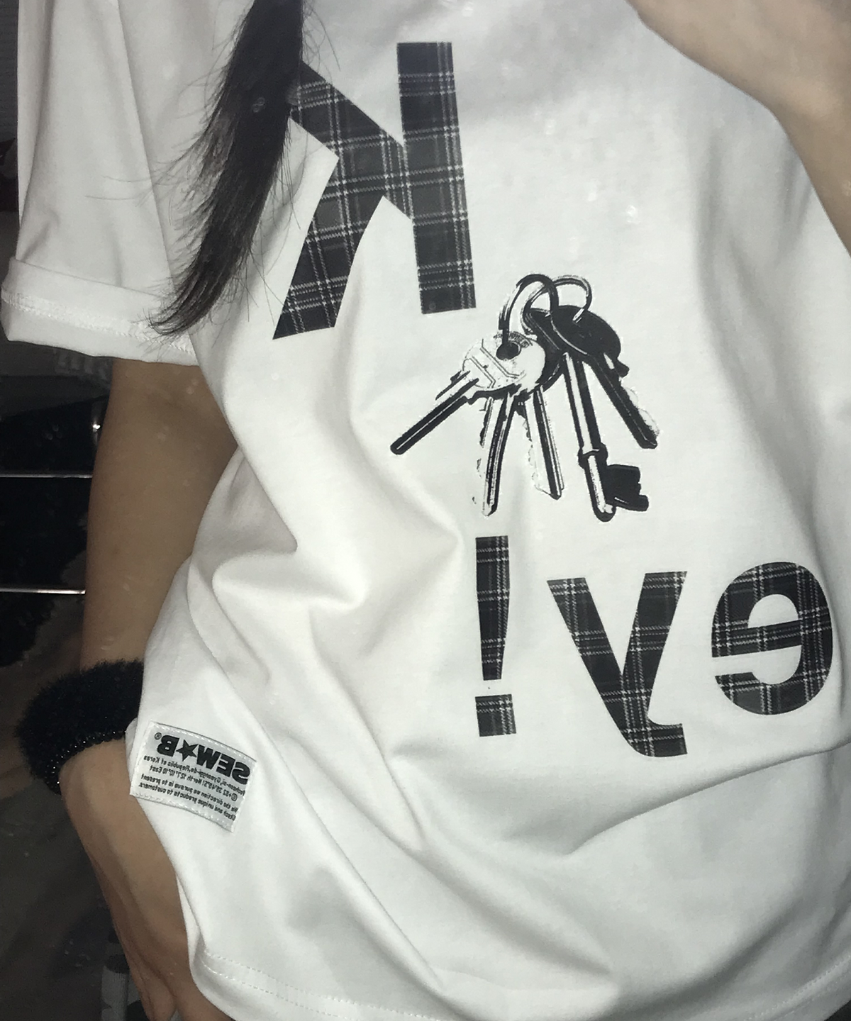 쏘비(SEW-B) KEY! 오버핏 반팔티