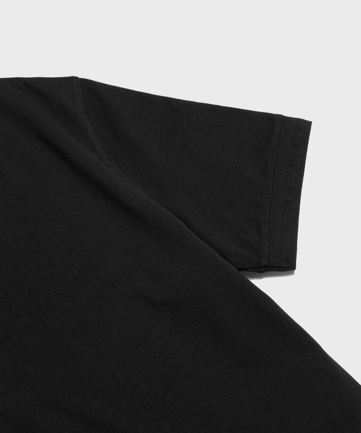 레드토네이도(RED TORNADO) Vintage Cotton Short Sleeve Henley Tee Black