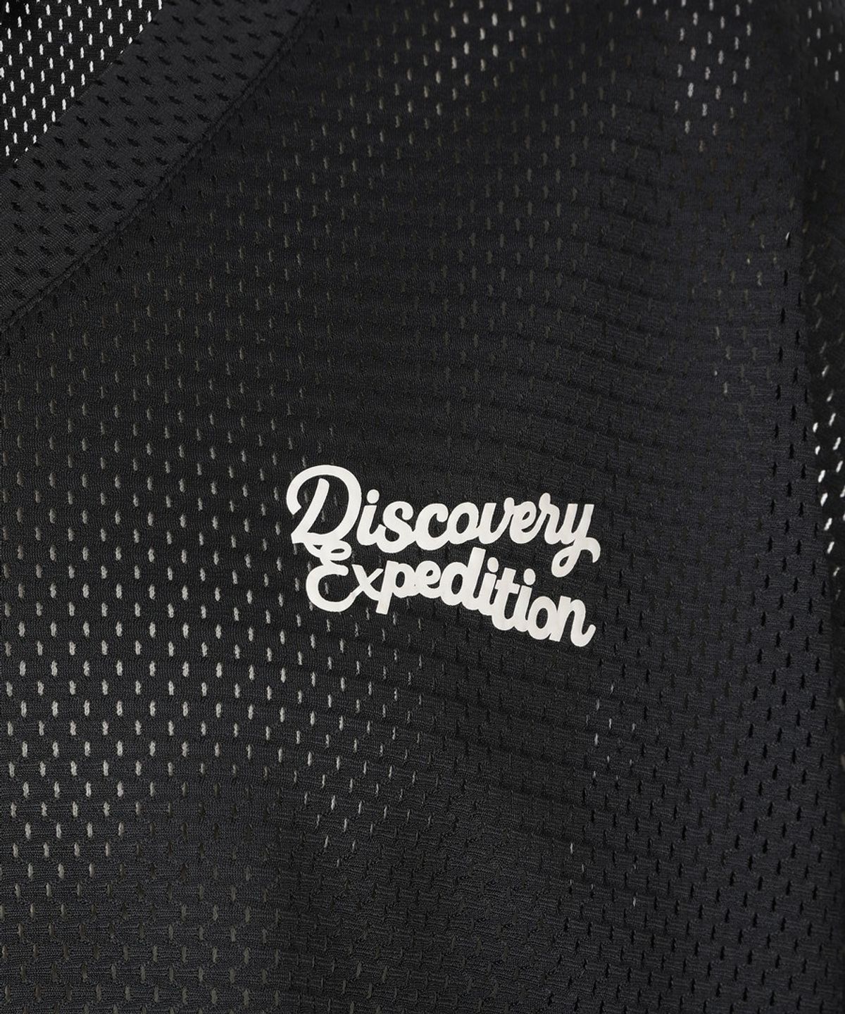 디스커버리 익스페디션(DISCOVERY EXPEDITION) 여성 메쉬 크롭 커버업 (BLACK)