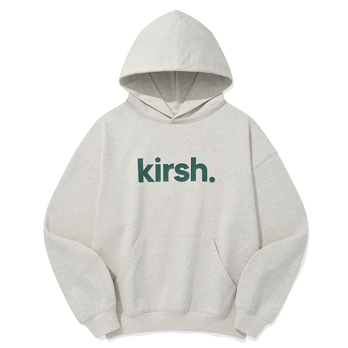 키르시(KIRSH) 키르시 워딩 로고 루즈핏 후드 [오트밀]