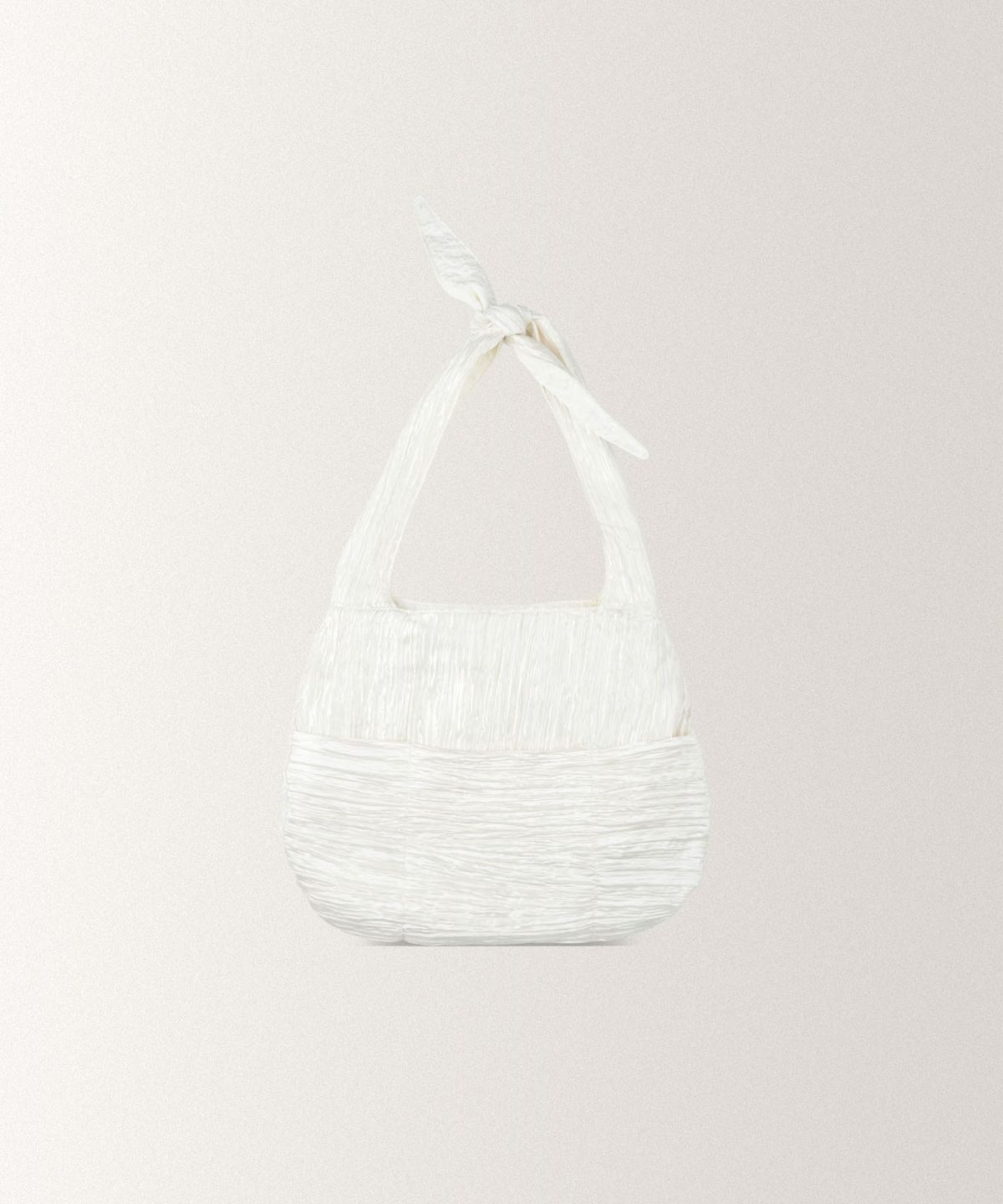 아우로(OURO) JAQUARD FLOWER TOTE BAG [ CREAM ]