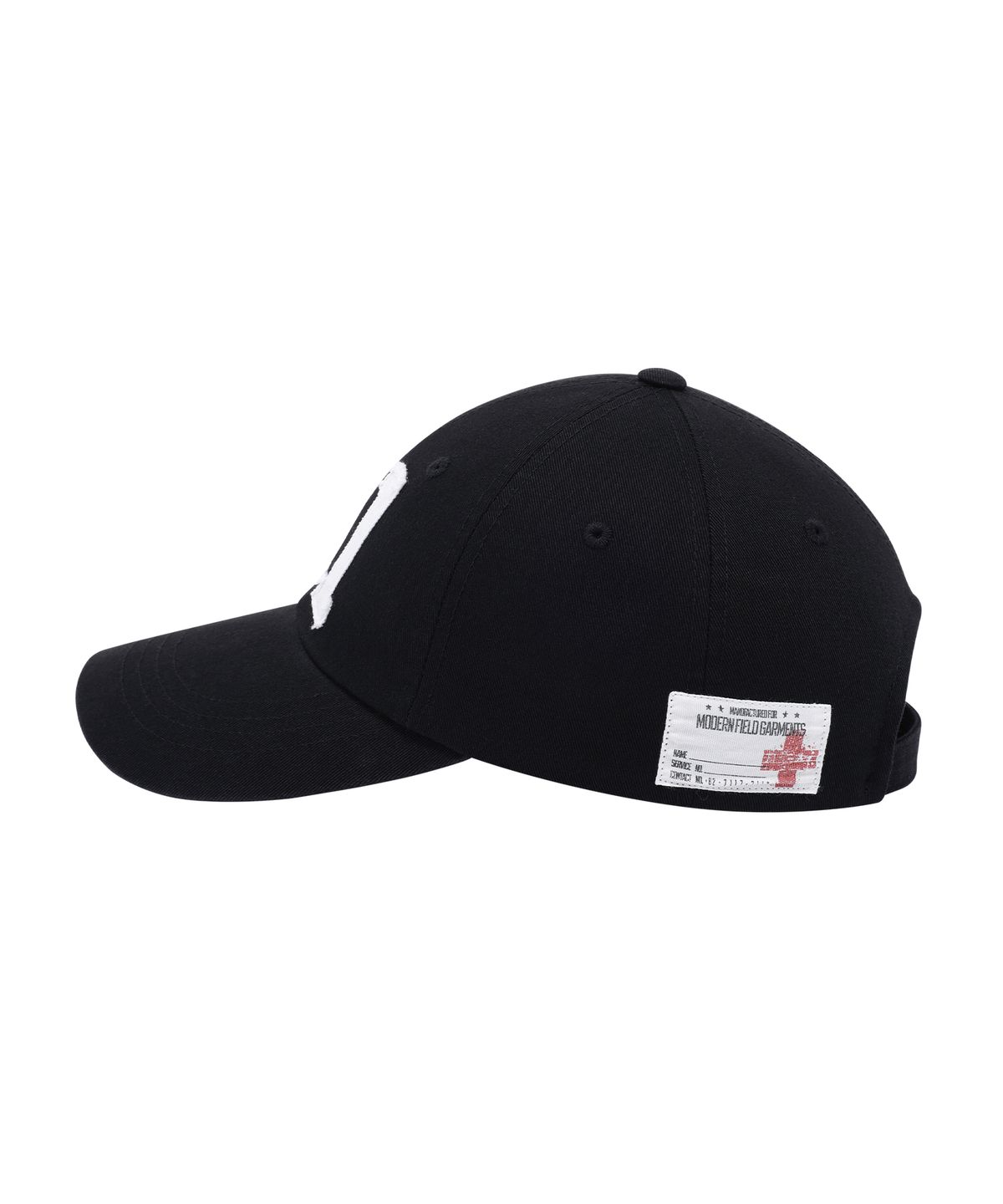 기철(KICHUL) 71 Emblem Logo Cap (Black)