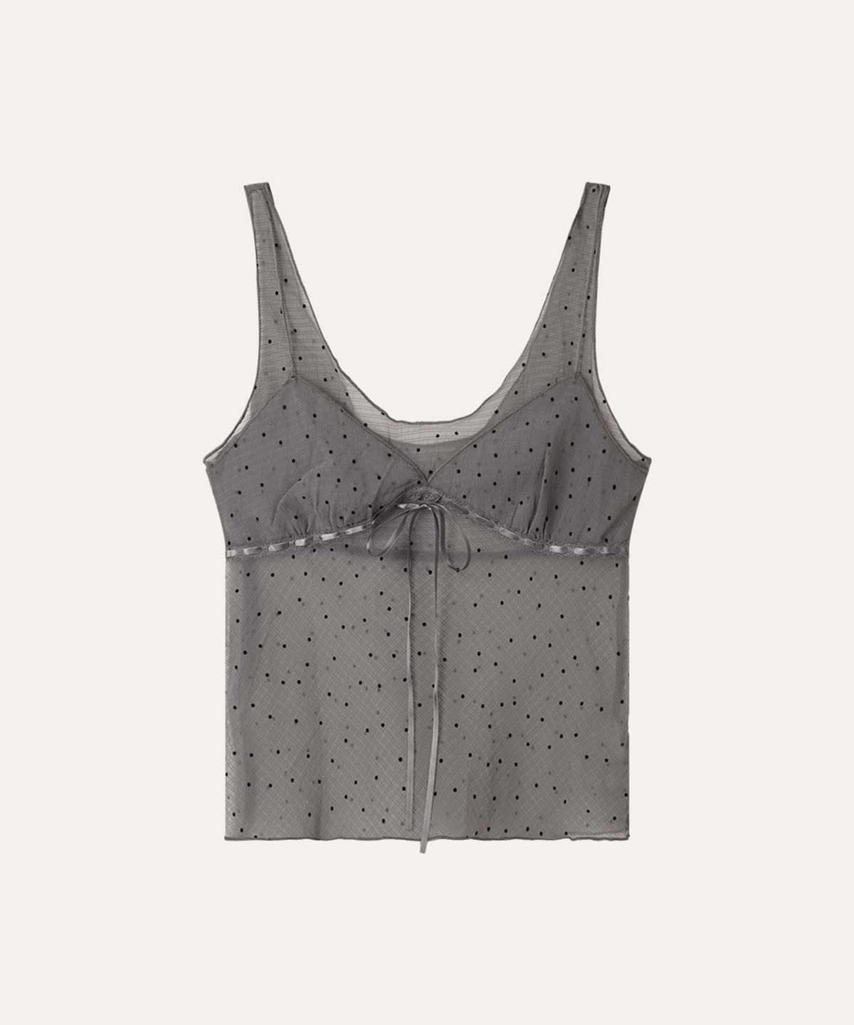 미쏘(MIXXO) 도트 나시 블라우스_MIWBNG53SS