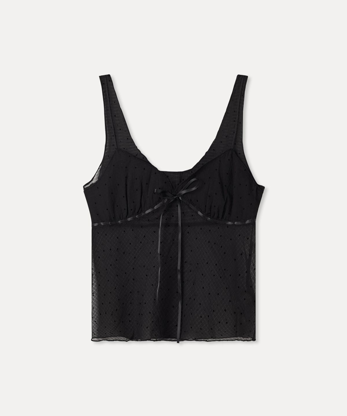 미쏘(MIXXO) 도트 나시 블라우스_MIWBNG53SS