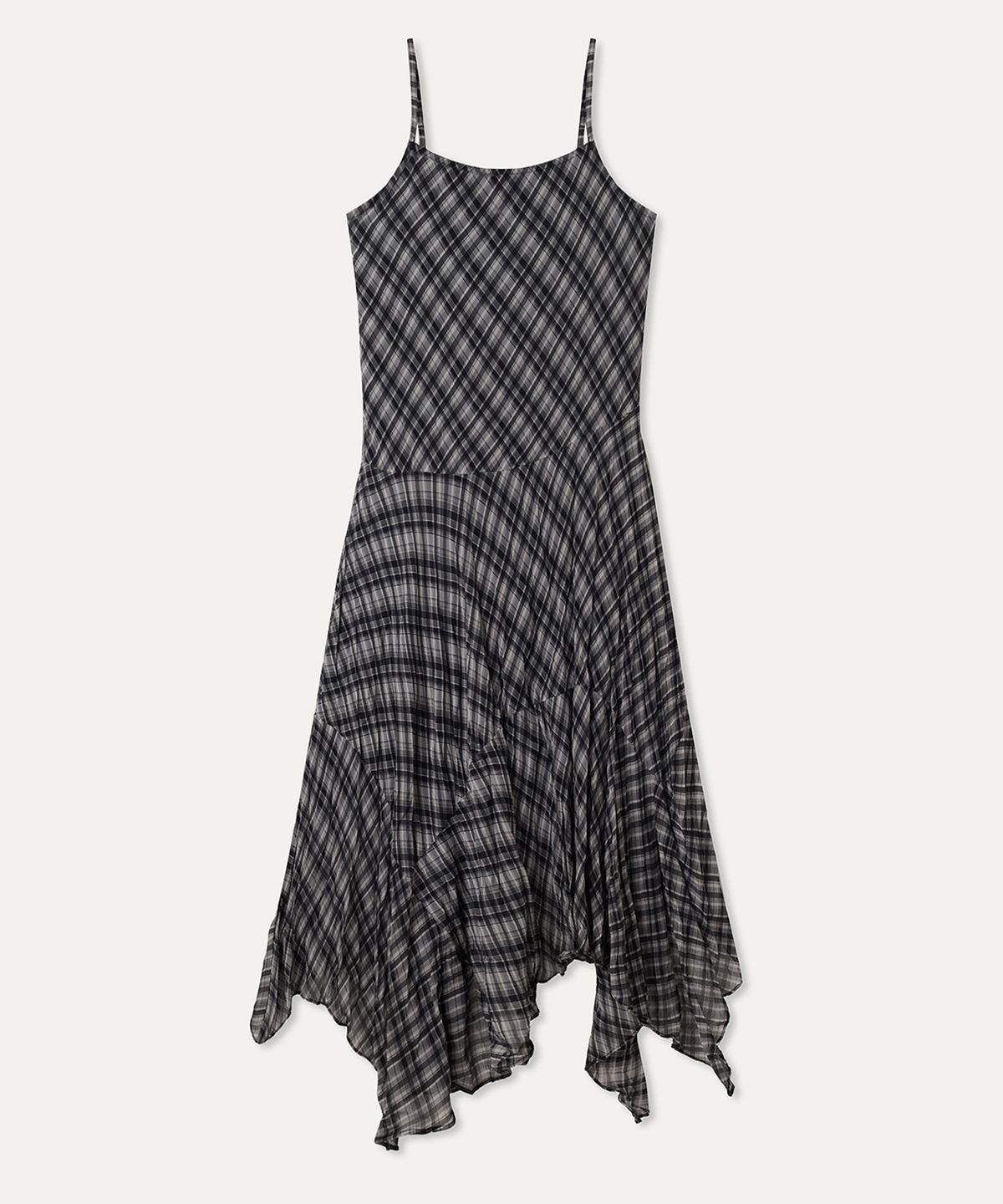 미쏘(MIXXO) 체크 롱 원피스_MIWOWG59SS