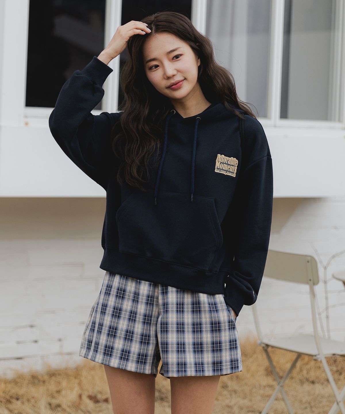 앨빈클로(ALVINCLO) 어도러블 오버핏 후드티 AVH614 (3 COLOR)