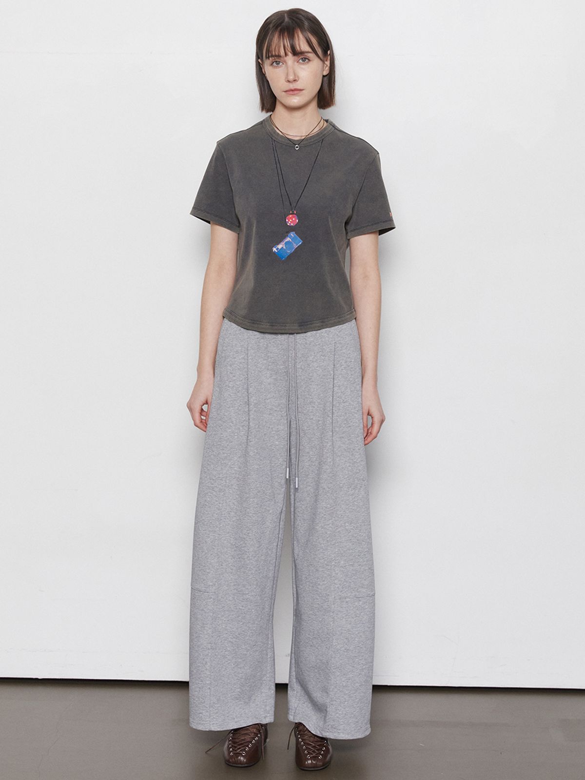 레이허(RAYHER) PINTUCK TRACK PANTS[2COLORS]