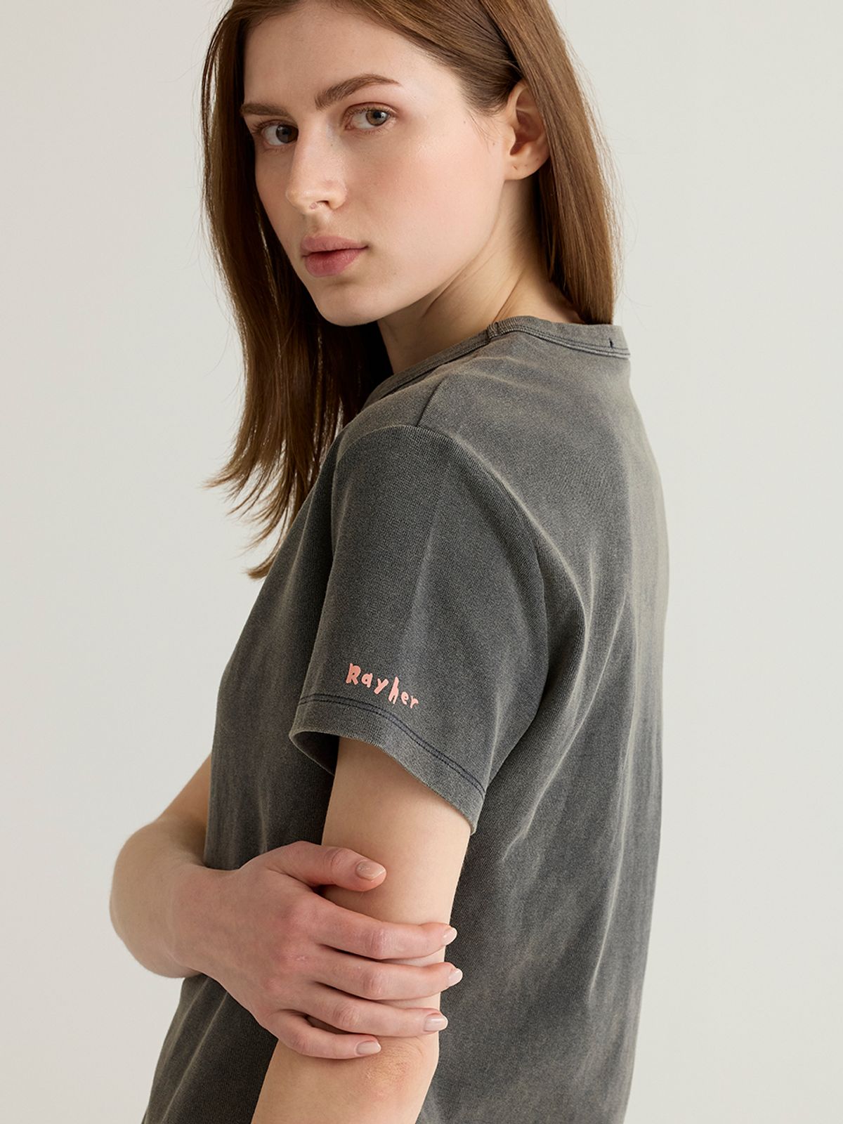 레이허(RAYHER) NECKLACE GRAPHIC TEE
