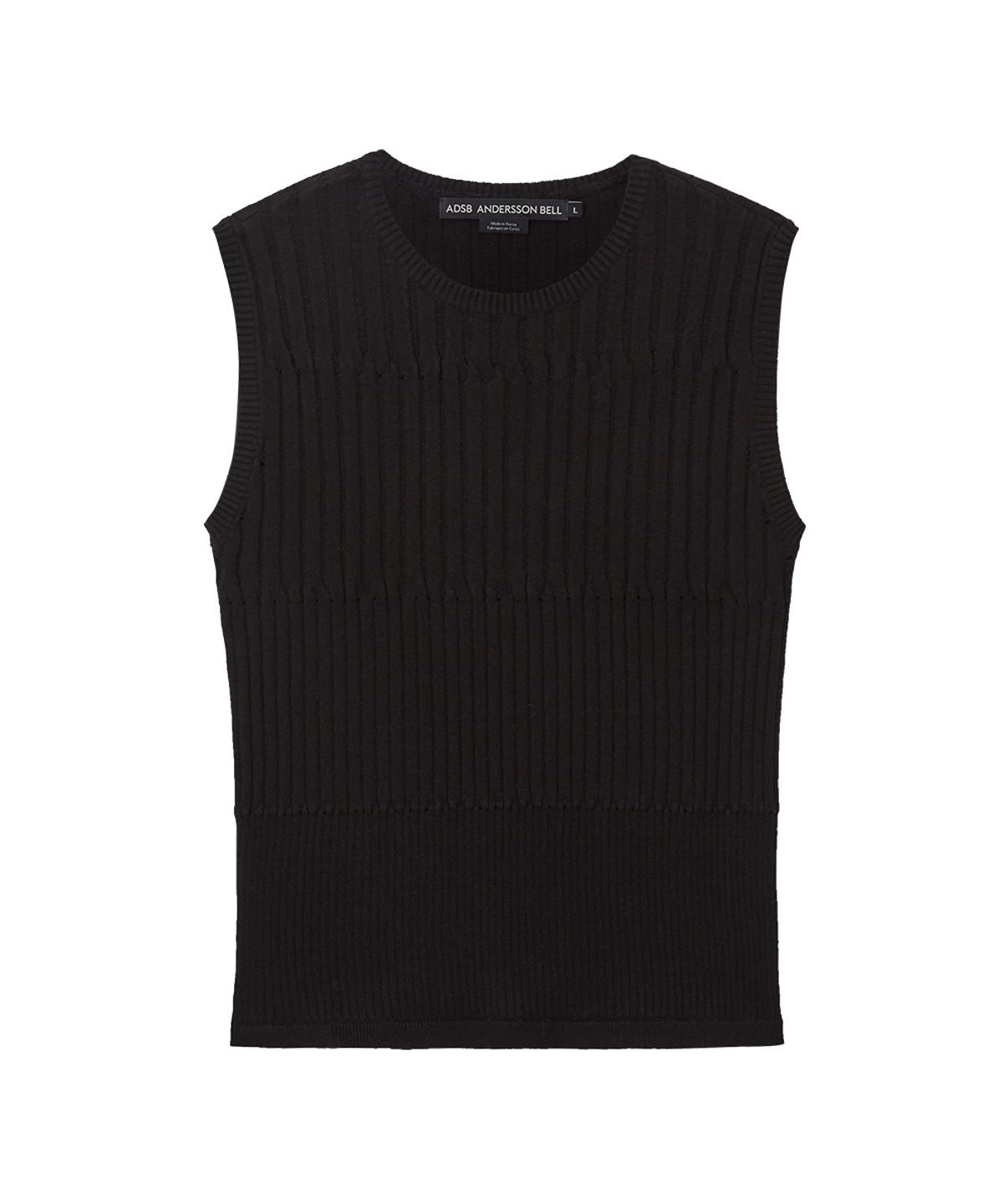 앤더슨벨(ADSB ANDERSSON BELL) FORD KNIT SLEEVELESS atb1535m(BLACK)