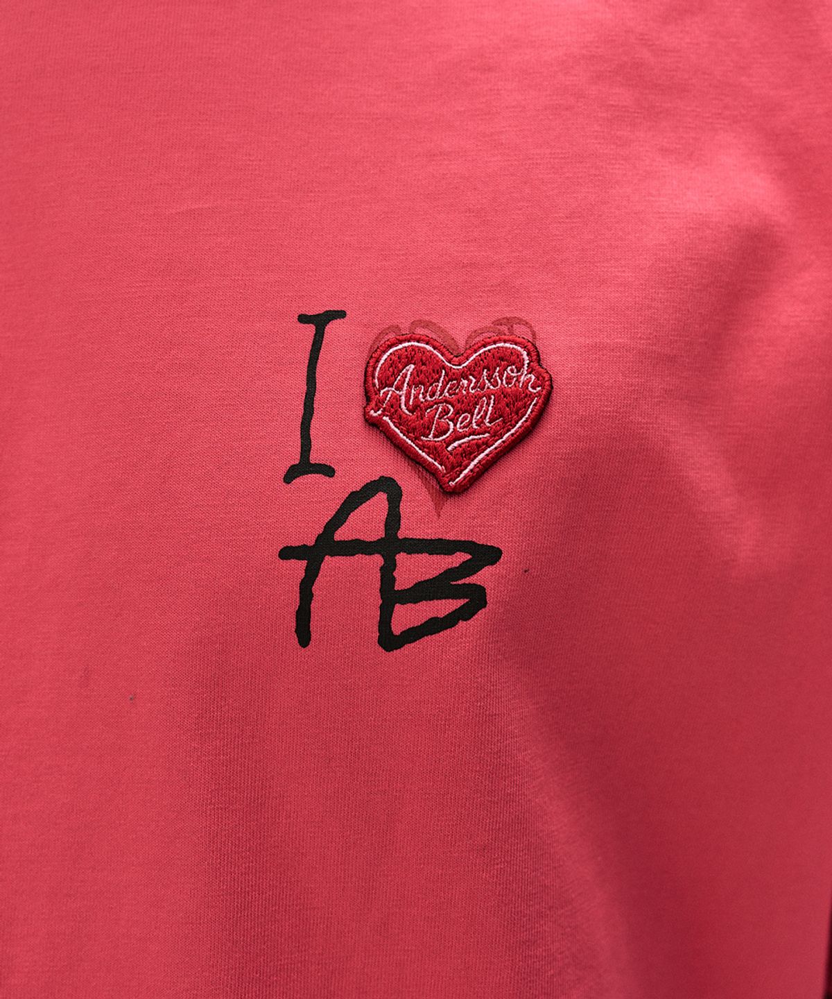 앤더슨벨(ADSB ANDERSSON BELL) (ESSENTIAL) UNISEX ARCHIVE T-SHIRT atb1422u(PINK)
