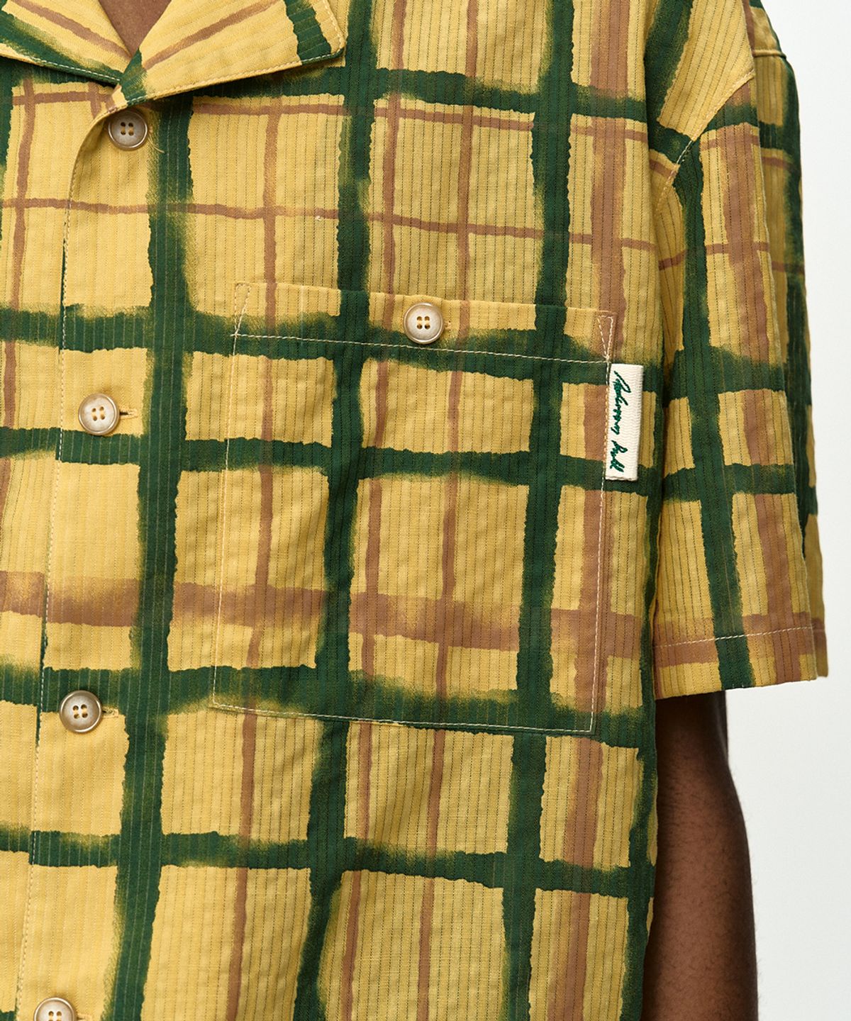 앤더슨벨(ADSB ANDERSSON BELL) ROTHKO OPEN COLLAR SHIRT atb1525m(YELLOW)