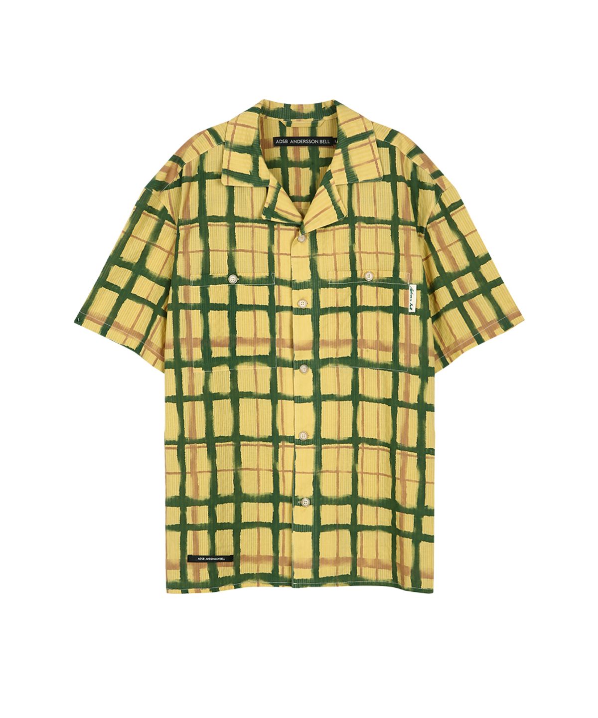 앤더슨벨(ADSB ANDERSSON BELL) ROTHKO OPEN COLLAR SHIRT atb1525m(YELLOW)