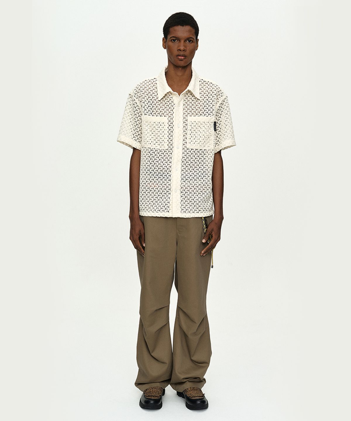 앤더슨벨(ADSB ANDERSSON BELL) TRES SHEER KNITTED SHIRT atb1448m(ECRU)