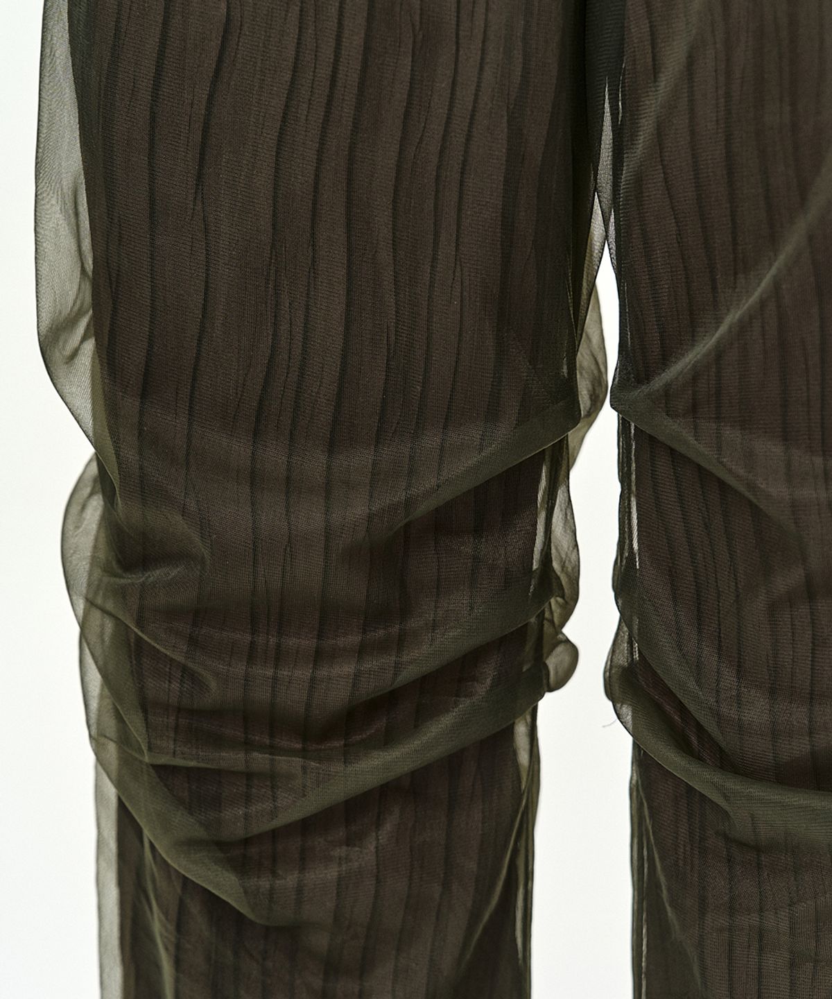 앤더슨벨(ADSB ANDERSSON BELL) OVERLAY PLEATS WIDE-LEG TROUSERS apa908m(KHAKI BROWN)