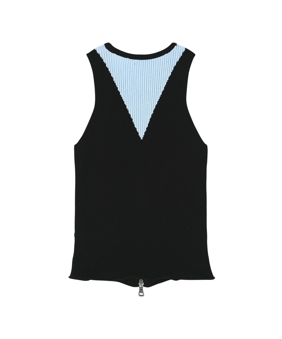 앤더슨벨(ADSB ANDERSSON BELL) STRIPE OPEN KNIT VEST atb1582w(BLUE/BLACK)