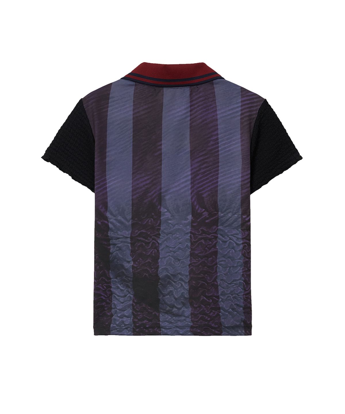 앤더슨벨(ADSB ANDERSSON BELL) VINTAGE PRINTED COLLAR TOP atb1561w(NAVY/WINE)