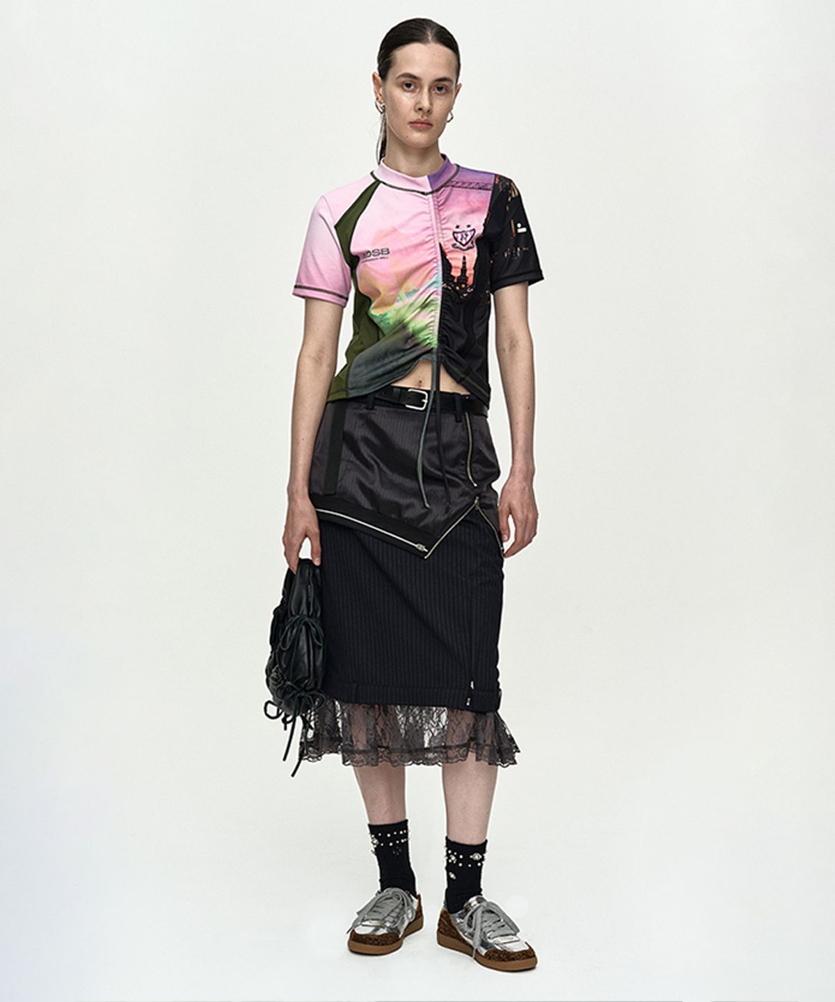 앤더슨벨(ADSB ANDERSSON BELL) FILM ARCHIVE PRINTED SOCCER JERSEY atb1469w(PINK)