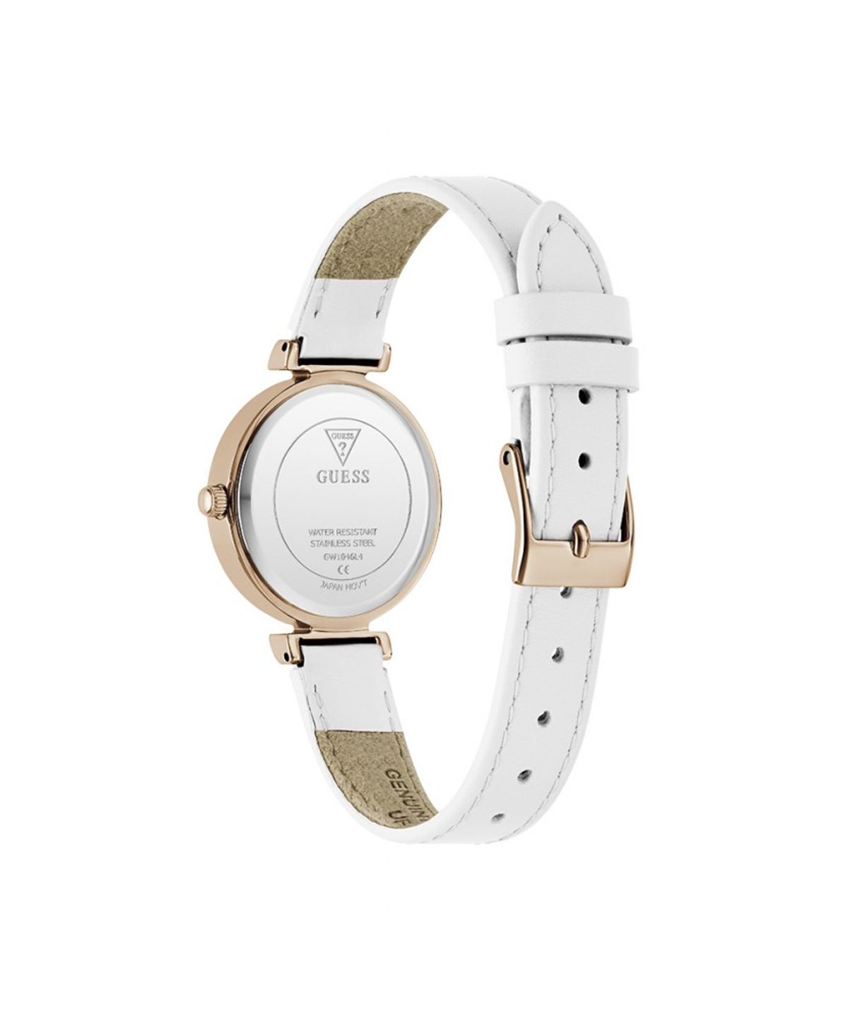 게스 시계(GUESS WATCH) 화이트 레더 어레이 (GW1046L4) 여성시계
