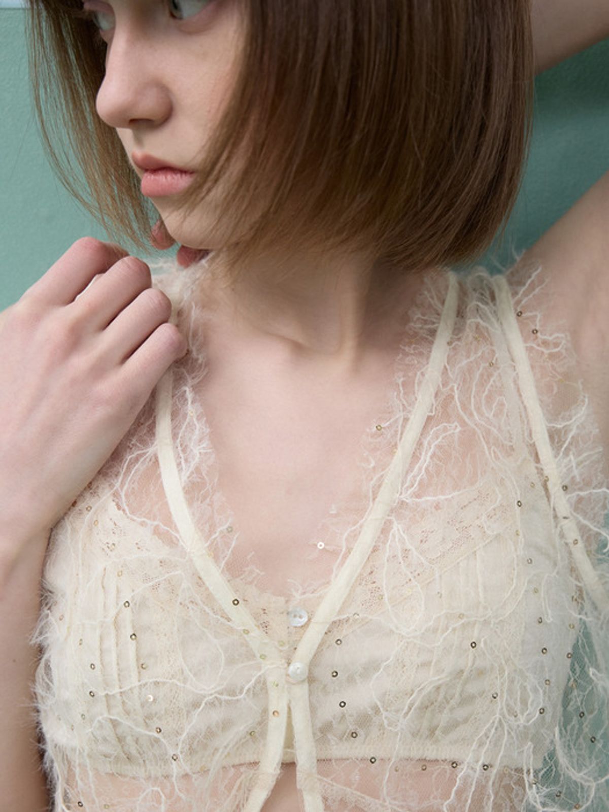 뮈르뮈르(MURMURE) 비즈 뷔스티에 베스트_Beads Bustier Vest