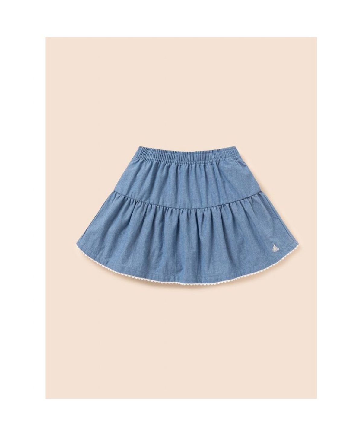 빈폴 키즈(BEANPOLE KIDS) 샴브레이 스커트  스카이 블루 (BI6327G02Q)