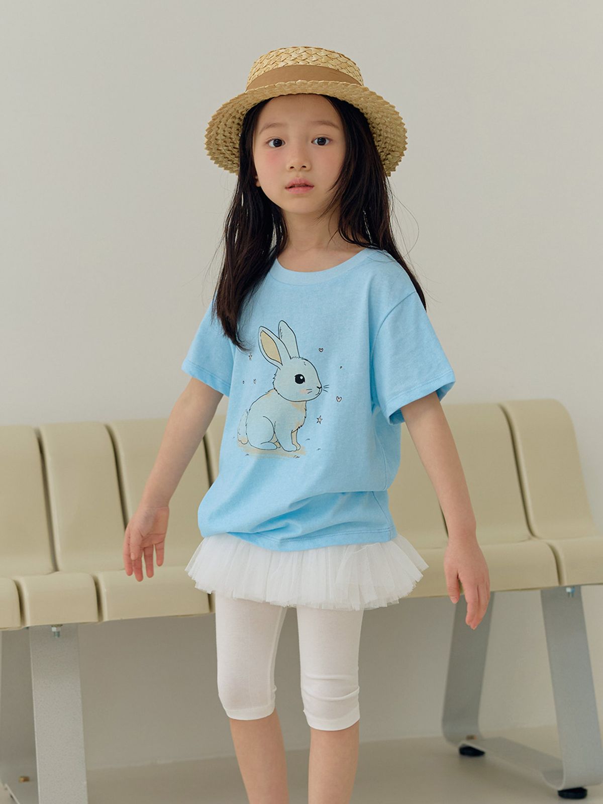 베베테일러(BEBETAILOR) 밀키웨이 라핀 반팔티