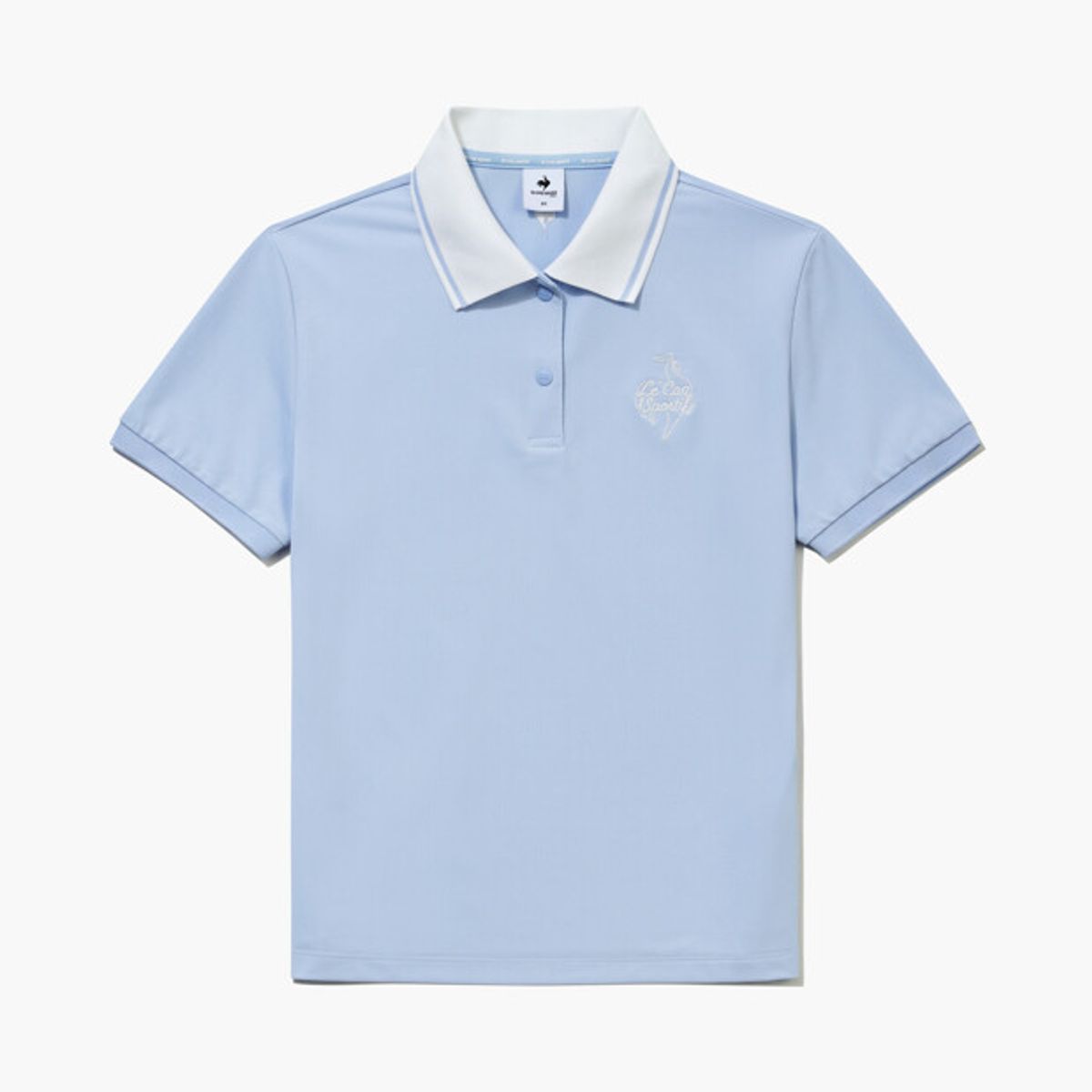 르꼬끄 골프(LECOQ GOLF) 여성 PQ 배색 카라 티셔츠  GR222LTS52