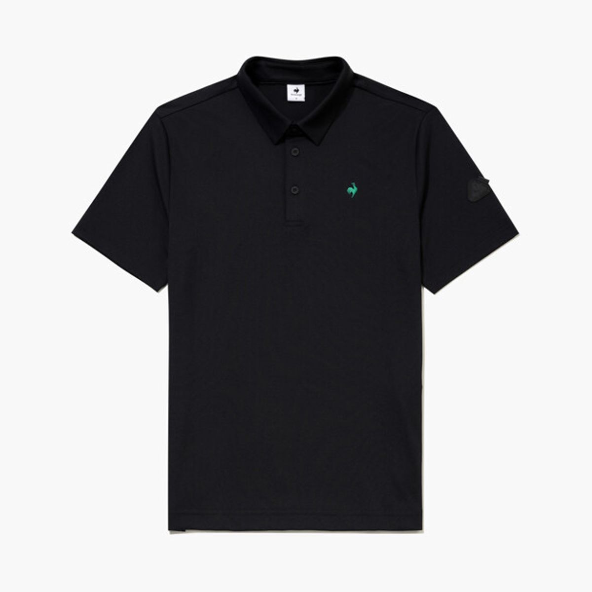 르꼬끄 골프(LECOQ GOLF) [COQ TAP] 남성 써머 피케 카라 반팔 티셔츠 _BLCK GR221MTS41