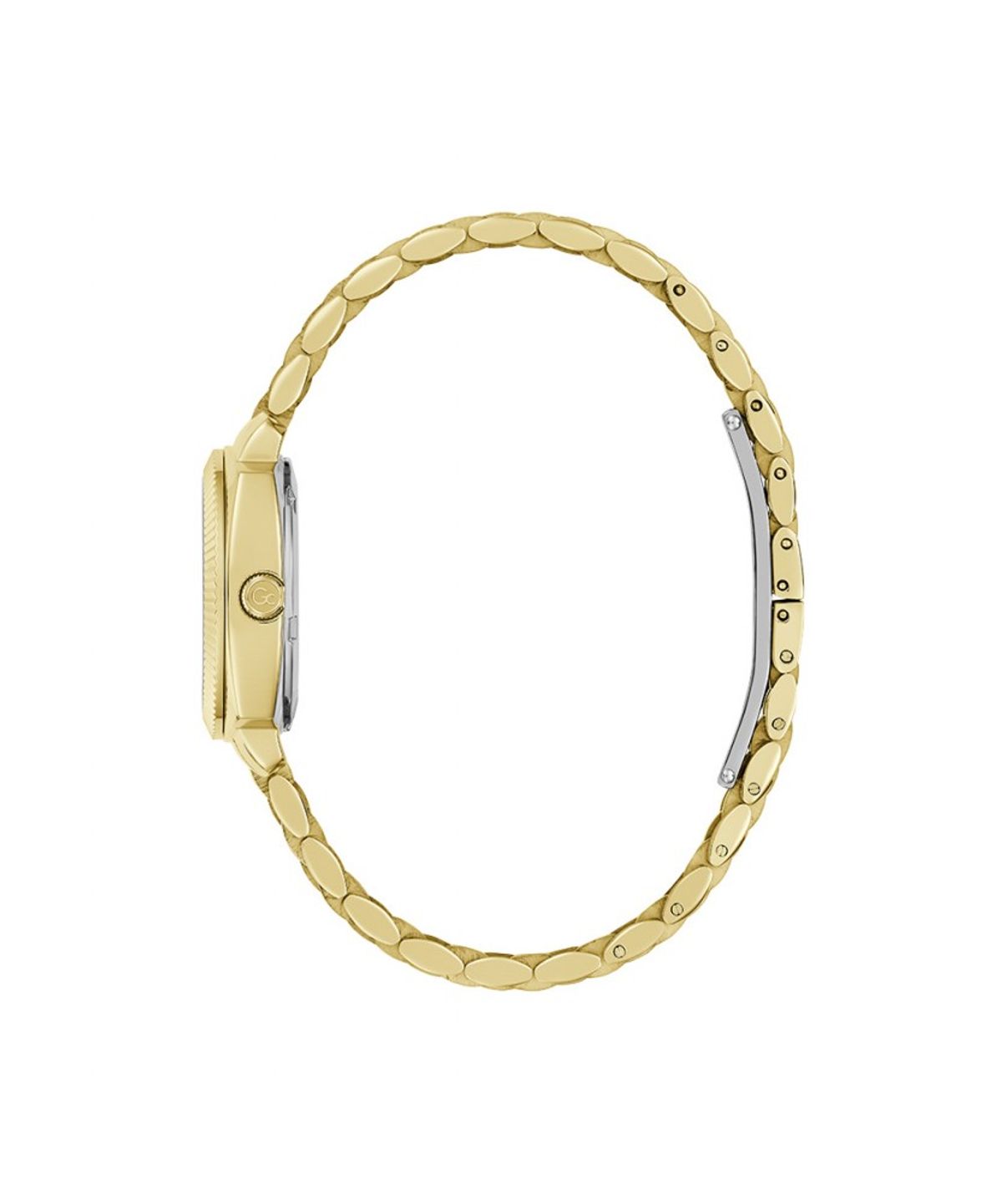 지씨시계(GCWATCH) 브라운 골드 플레어 쿠션 미니 (Z73001L4) 여성시계
