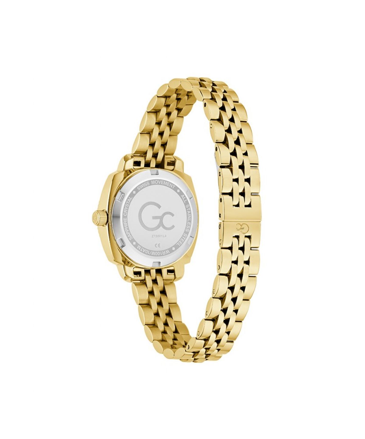 지씨시계(GCWATCH) 브라운 골드 플레어 쿠션 미니 (Z73001L4) 여성시계