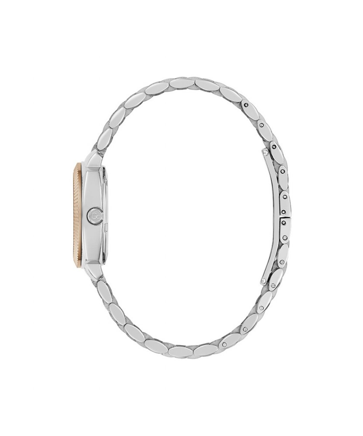 지씨시계(GCWATCH) 실버 로즈골드 플레어 쿠션 미니 (Z73002L1) 여성시계