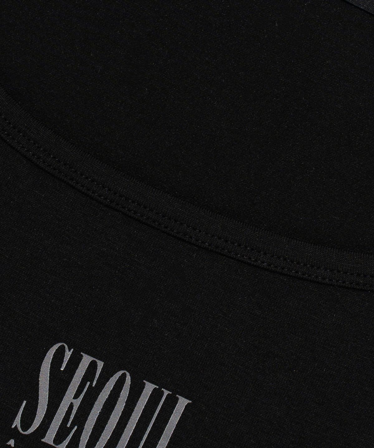 서울어패럴(SEOUL APPAREL) 보트넥 슬리브리스 (블랙)