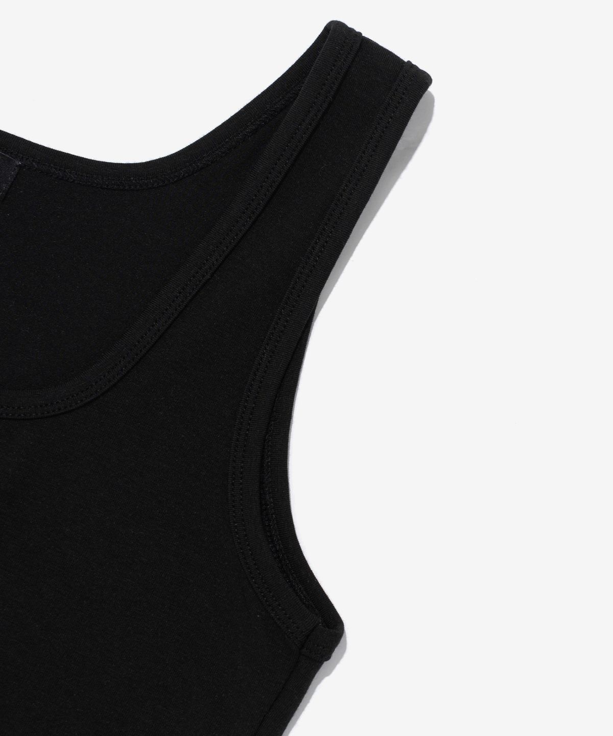 서울어패럴(SEOUL APPAREL) 보트넥 슬리브리스 (블랙)