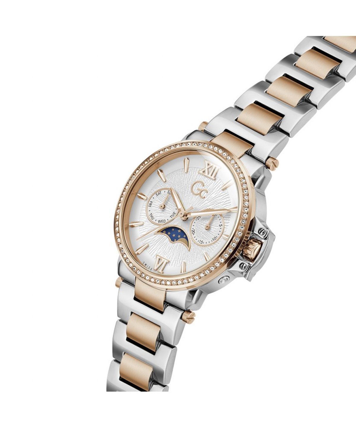 지씨시계(GCWATCH) 실버 로즈골드 문시크 (Z69002L1) 여성시계